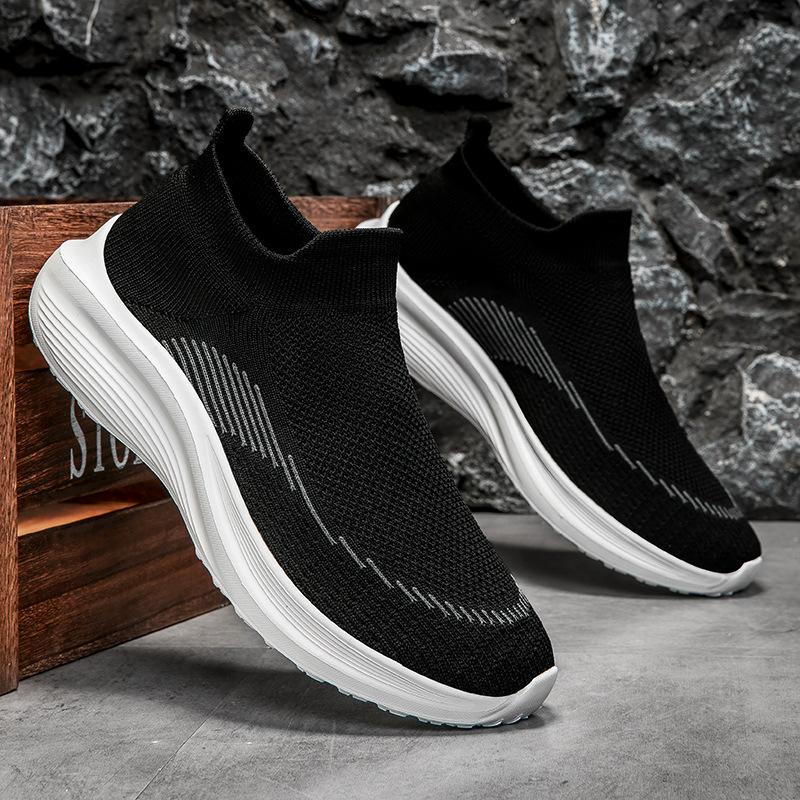 Férfi és női sport- és szabadidős könnyű, kényelmes, csúszásmentes, ütéscsillapító, puha, rugalmas, légáteresztő, kültéri divatcipő