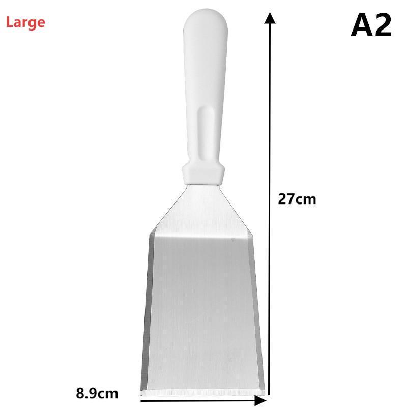 Stainless Steel Cake Spatula With Plastic Handle Cheese Shove Pizza Shovel Spatula For Cake Pizza Baking Spatula Baking Tools