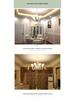 European Retro Resin Chandelier for Living Room, Restaurant, or Bedroom - Warm Atmosphere and Unique Style
