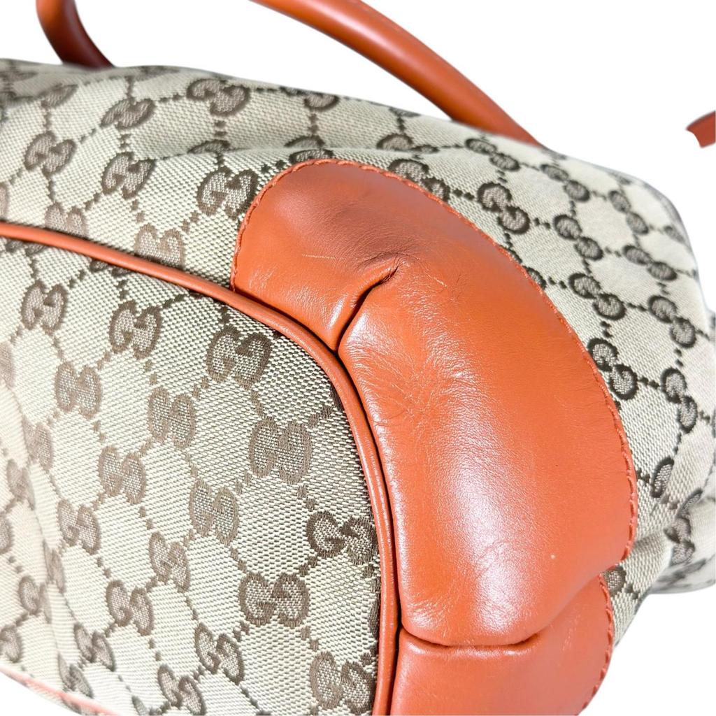 GUCCI Sukey 247902 Handbag Orange Women used