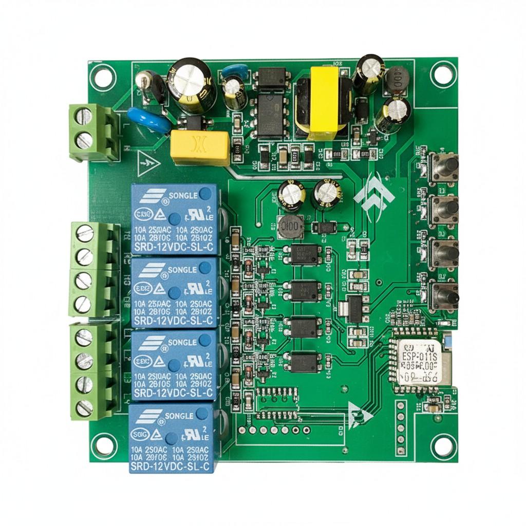 Tmall Genie eWeLink Four-Channel WiFi Remote Relay Phone APP Control Smart Switch DIY Accessory