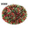 Vibrant Festive Atmosphere Decor 78.7 Inch Christmas Tinsel Garland, Shiny Metallic Twist Hanging Garland Bendable Holiday Party for Xmas Tree,