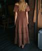 GREENBUTTER Prairie 2-Way Dress (Brown)