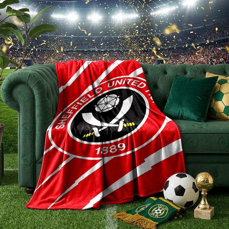Global Football Club Sheff Blanket Lightweight Ideal Bedding Blanket Perfect for Travel, Camping, Living Rooms, Offices, Sofas, Fan Christmas gift
