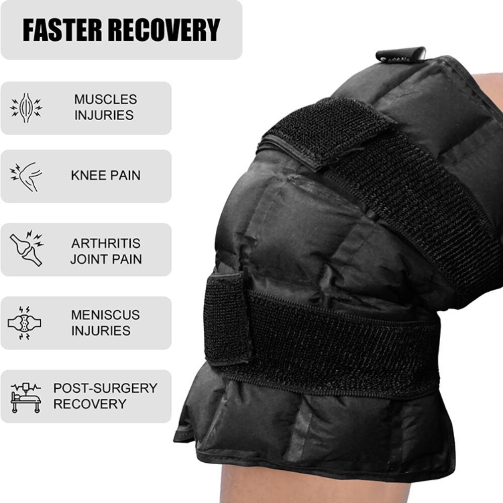 Cold and Hot Compress Ice Packs Self Absorbing Water Reusable Knee Ice Pack Sports Injuries Hot Cold Therapy Ice Bag Pain Relief