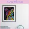 Animal Painting Canvas Wall Art With Handdrawn Design For Living Room Decor
