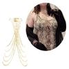 Elegant Multilayer Body Necklace For Women Perfect For Pageants Proms Party Wedding Photo Props Tassels Chain