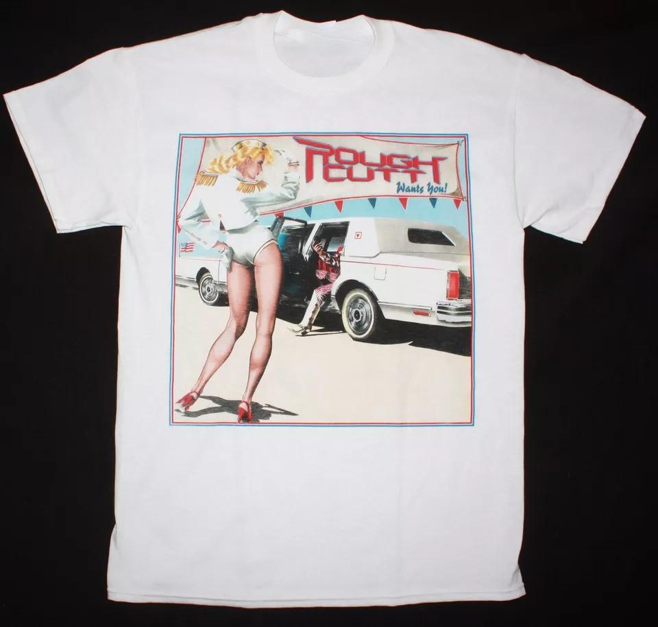 SALE Vtg ROUGH CUTT WANTS YOU Cotton All Size Men Women White Shirt