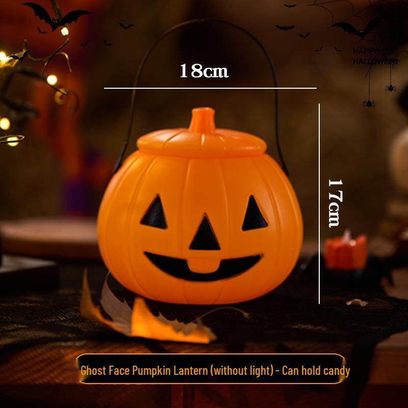 Children's Pumpkin Lantern Candy Basket for Halloween