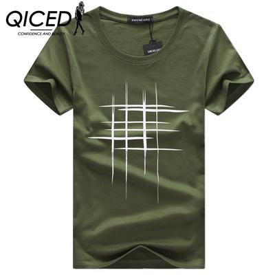 T-shirt d'été à manches courtes pour homme, col rond, tendance