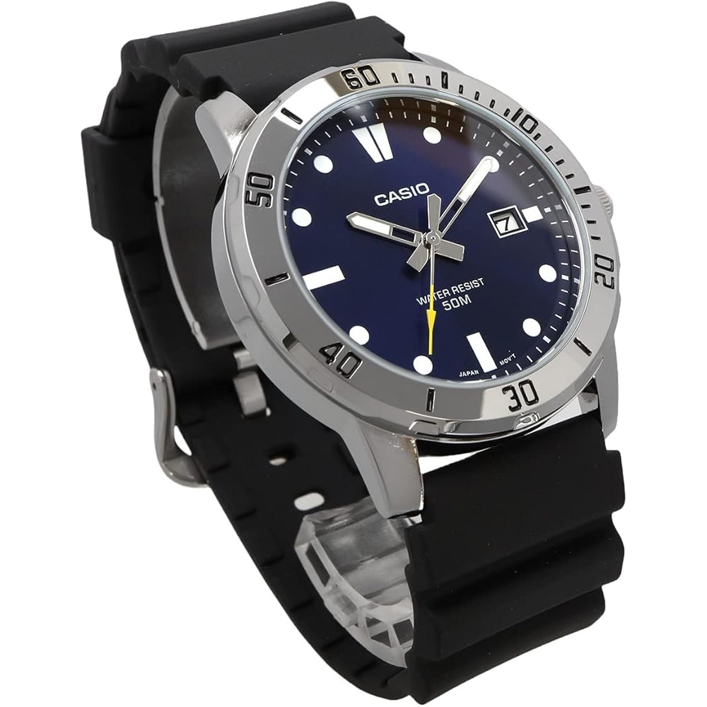 Casio Standard Analog Quartz Men's Watch MTP-VD01-2EV Military Navy Overseas Model