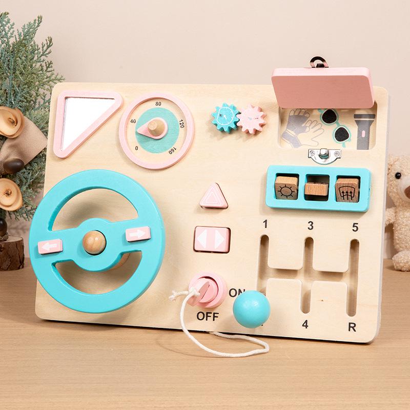 Montessori Puzzle Board: Educational Toy for Early Learning and Cognitive Development