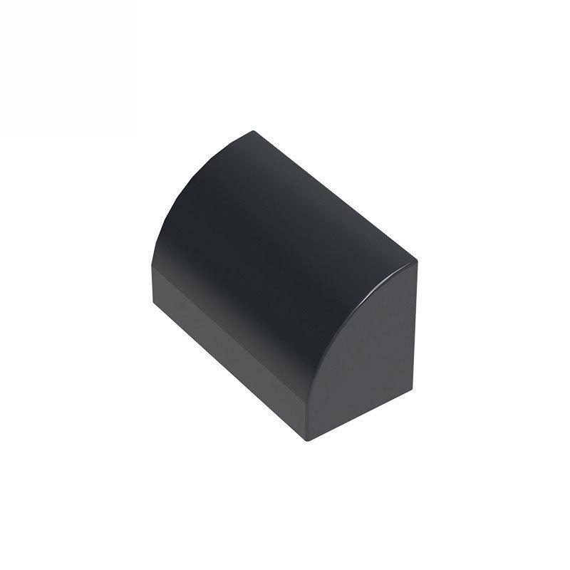 50g/83PCS 37352 Curved 1 x 2 x 1 No Studs with corners Block Moc Color Compatible with Brick DIY Children's Toy