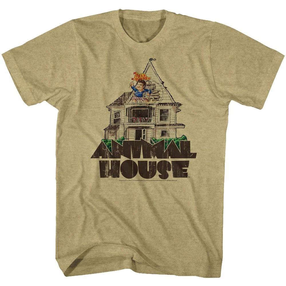Animal House Flag Flyer Khaki Heather Movie Shirt 110