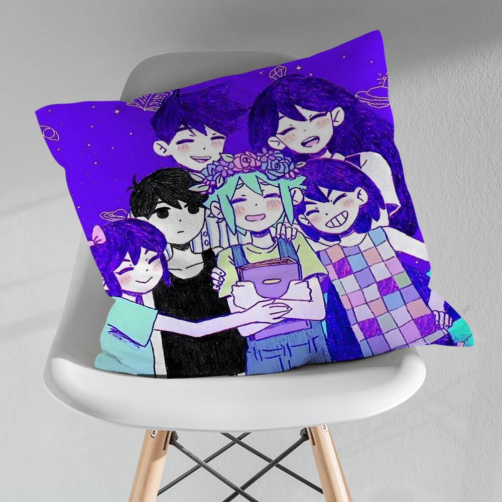Game OOmori RPG Art Various Sizes Square Pillow Case For Car Home Bedchamber Decor Birthday Gift