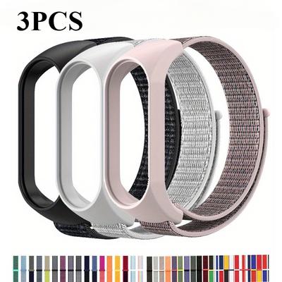 Watchband For Xiaomi Mi Band 10 9 8 7 6 5 4 3 Smartwatch Frameless Sport Nylon Loop Replacement Band