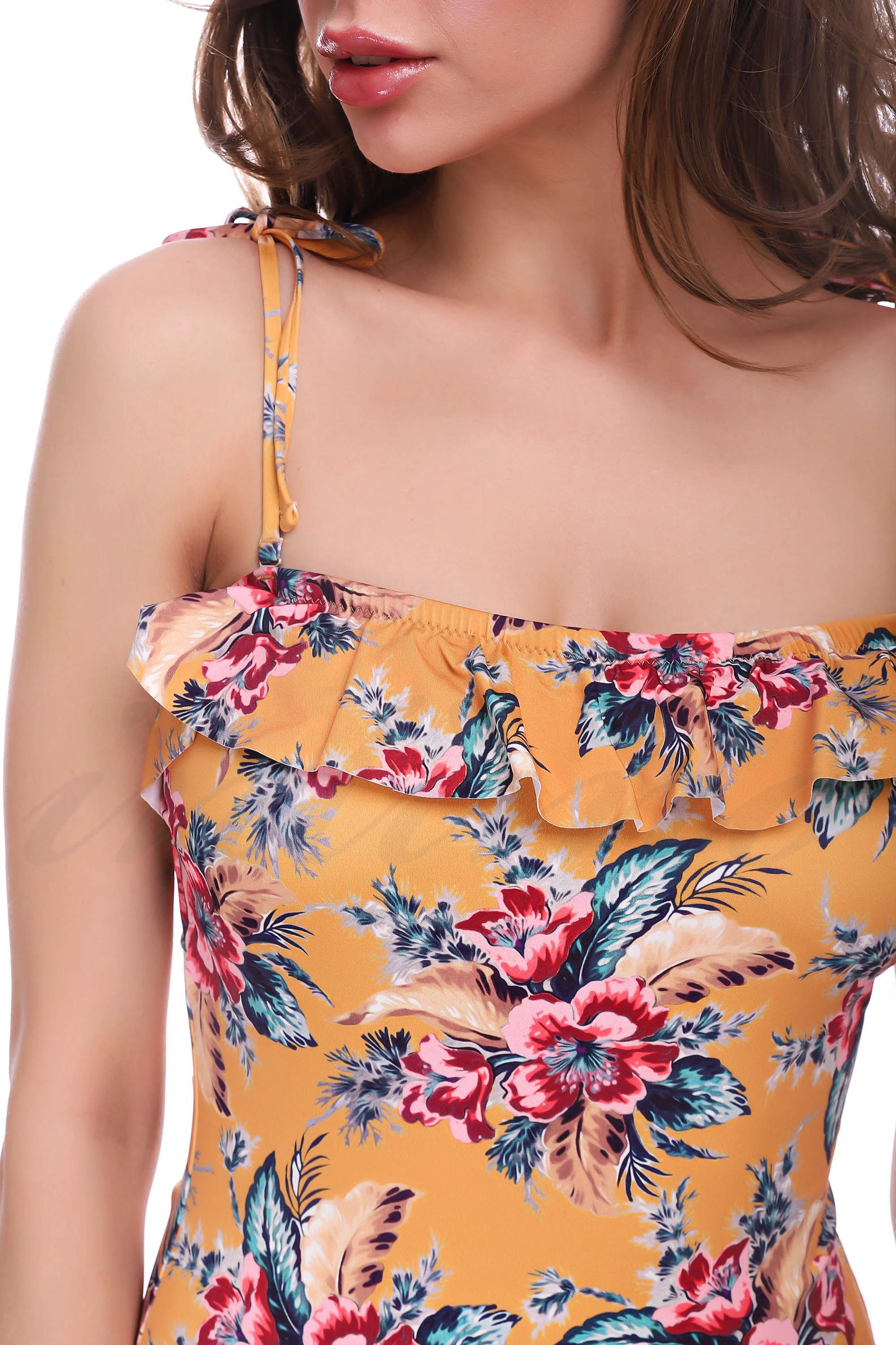 

Купальник слитный с уплотнённой чашкой Lida (70265) 42B/S різнокольорові кольору