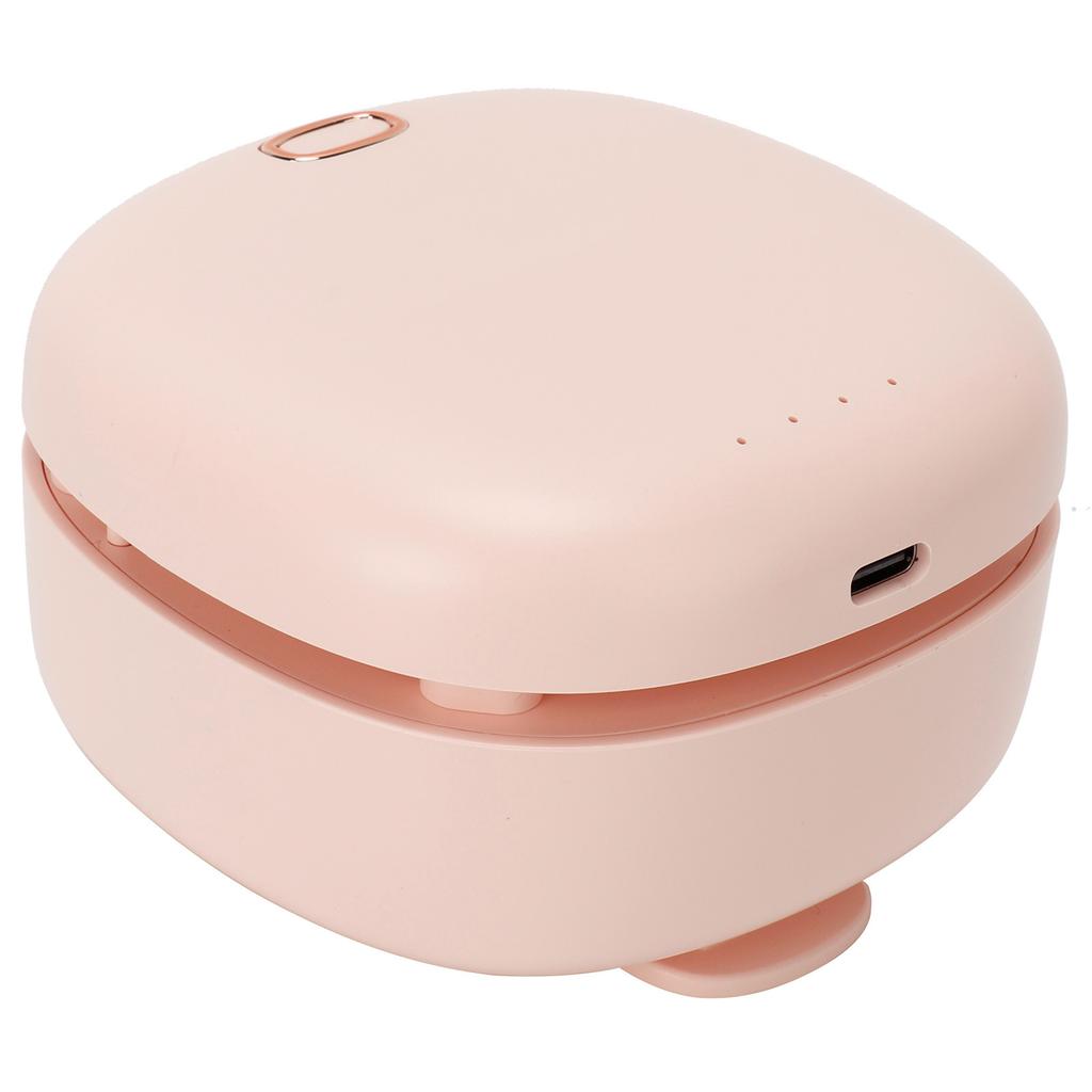 Outdoor Mini Hands Free Neck Fan Portable Hanging Waist Bladeless Fan USB Charging(Pink )