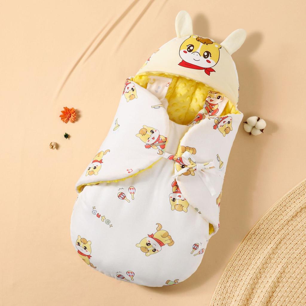 Baby Blanket, Cotton Newborn Comforter, Spring Thickening, Baby Delivery Room Package, Newborn Swaddling Anti-Kick Sleeping Bag