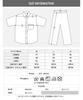 [KYOETSU] Men's Jinbei Shirt (Sold Separately), Shijira Weave, Men's Pajamas, Cotton, Top and Bottom Set (2. Simple Thin Stripe X Navy (Long Pants), L