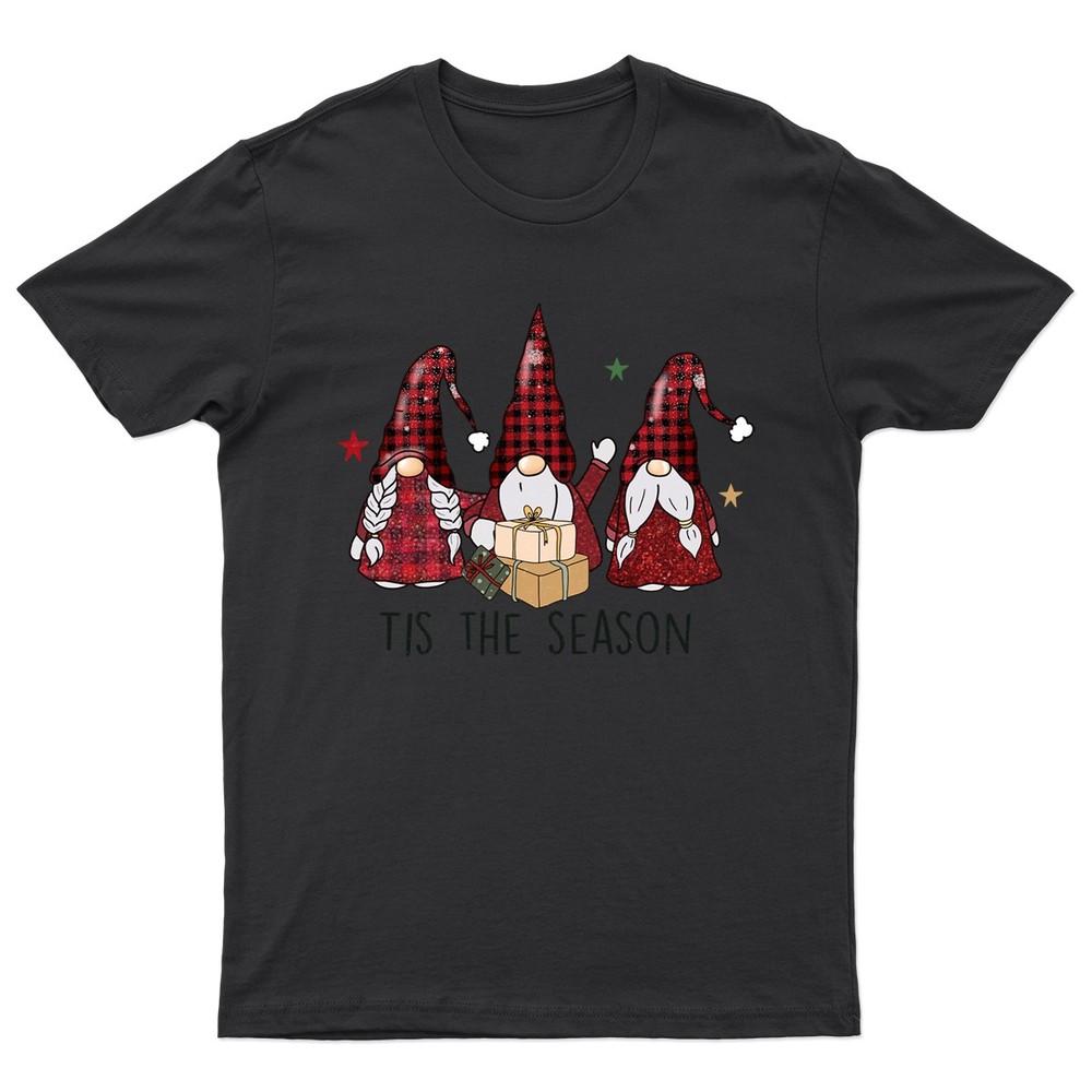 Tis The Season Christmas TShirt Unisex Gift Retro Seasonal Funny Xmas Santa o