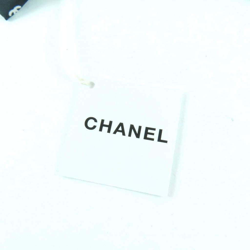 Excellent CHANEL hair accessory Black White silk Women AAA821 25P Used