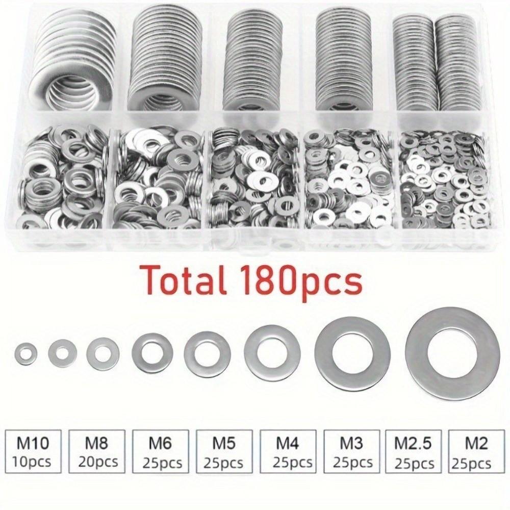 M2-M10 Size Range Washer Set Stainless Steel Ultrathin Washer Assortment DIY Projects
