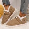 Fleece thickened snow boots women's winter new indoor women's shoes boots short boots student warm cotton shoes