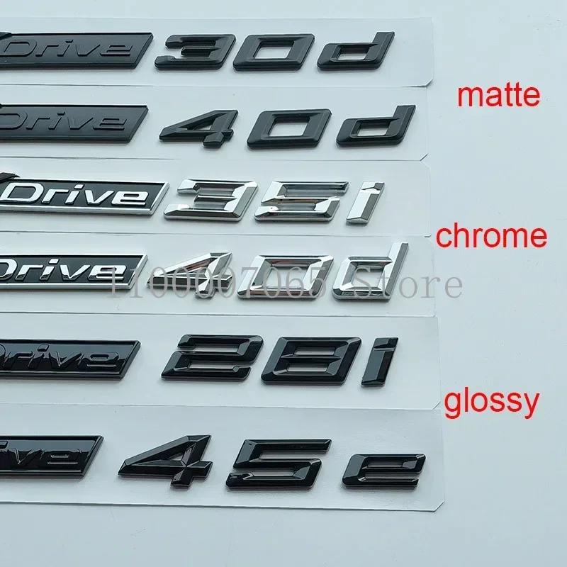 ABX1 Xdrive 20i 25i 30i 35i 40i 45i 50i 20d 25d 30d 35d 40d 45d 50d 30e 40e 45e ABS Emblem for BMW Car Fender Side Door Logo Sticker
