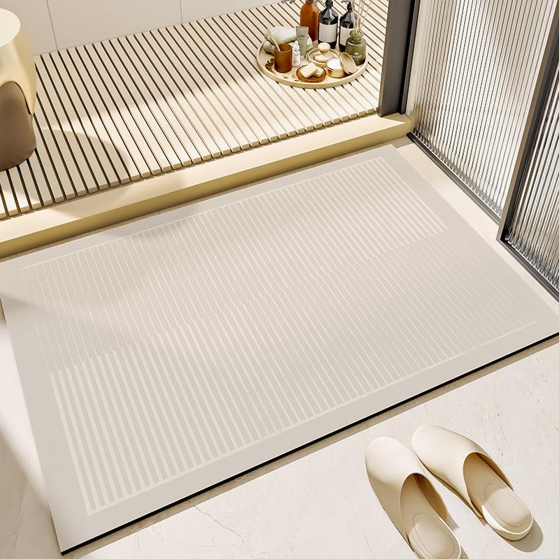 Nordic Minimalist Diatomaceous Earth Non-Slip Bathroom Mat - Wear-Resistant & Absorbent
