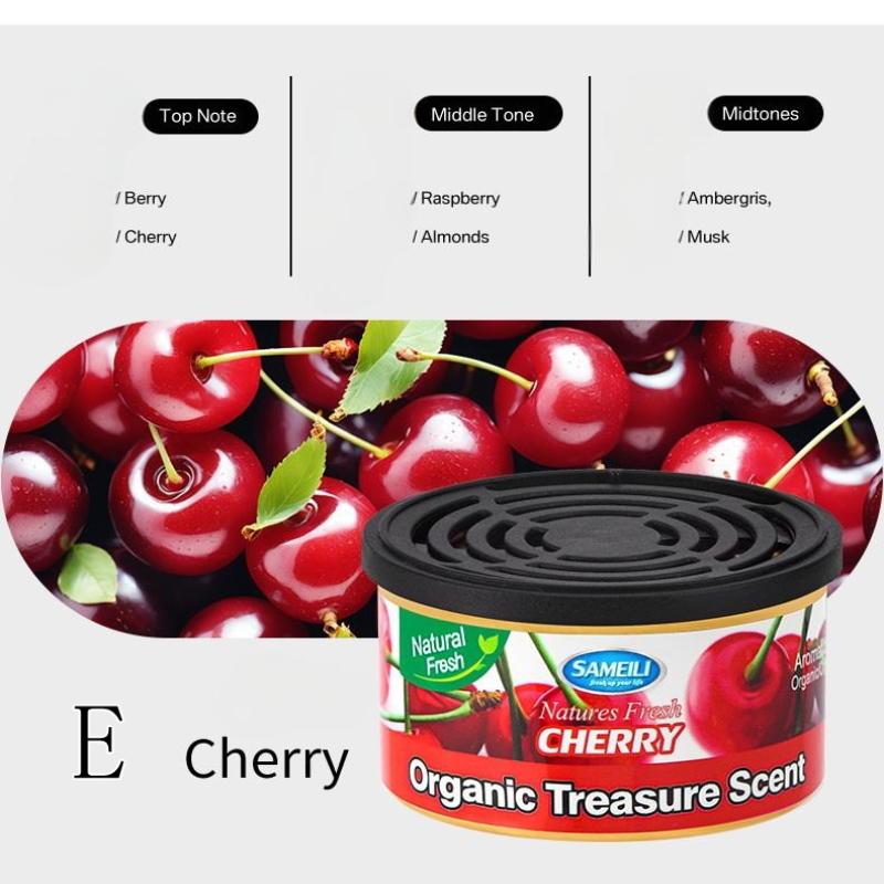 

1Pc Car Aromatherapy Perfume Air Freshener Fragrant Wood Canned Essential Oil Long-Lasting Deodorant Fragrance Bedroom Ornaments