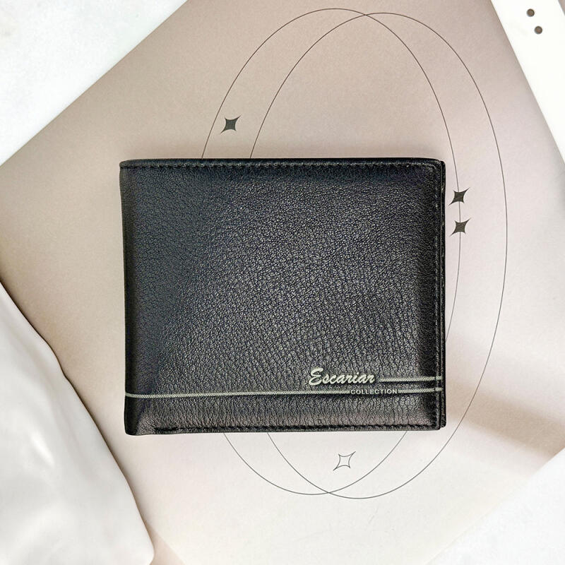 

Shrunken Leather Half Wallet UW_DKES_1013-1 black