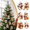 Christmas Tree Acrylic Hanging Ornament Holiday Decoration for Christmas Tree and Home