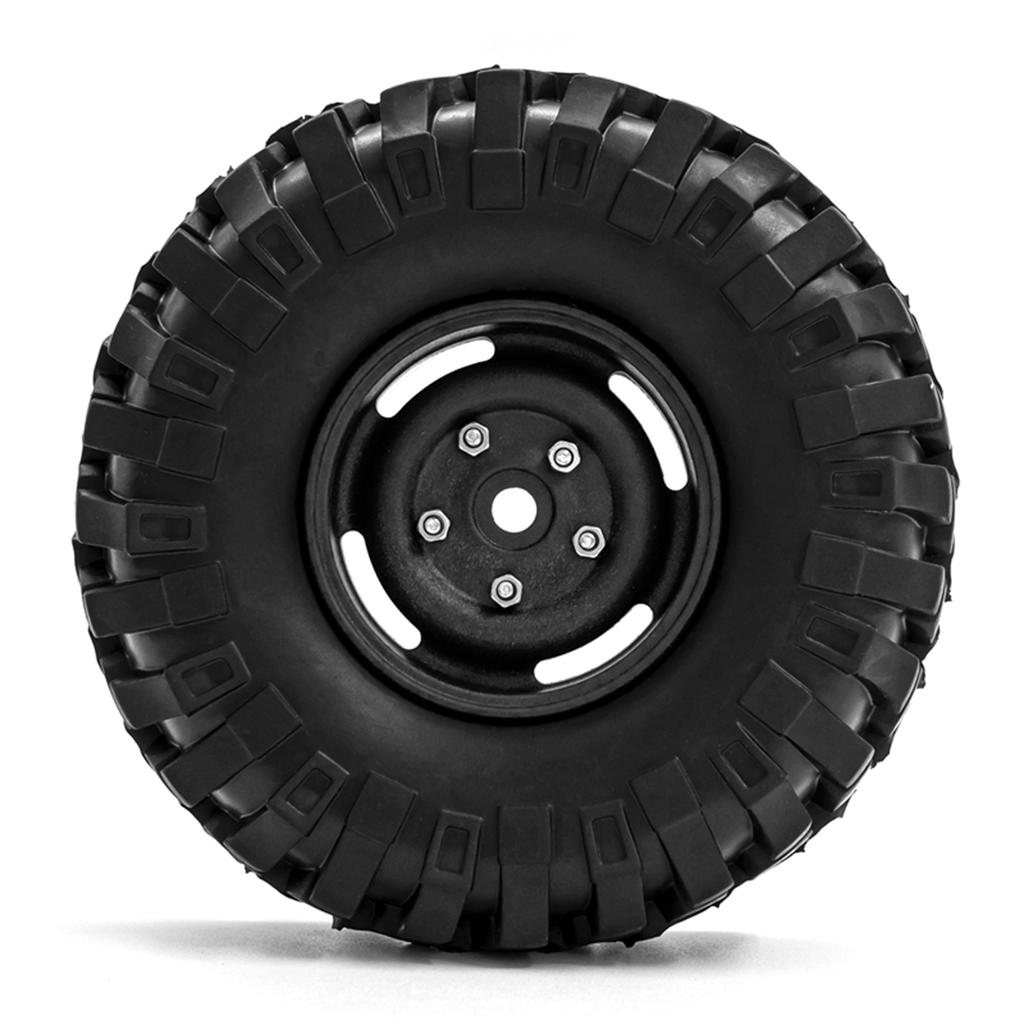 RC Crawler Rubber Tires RC Car Tires with Wheel Rims Replacement for 1 10 Traxxas TRX 4  Axial SCX10 90046 90047 CC10