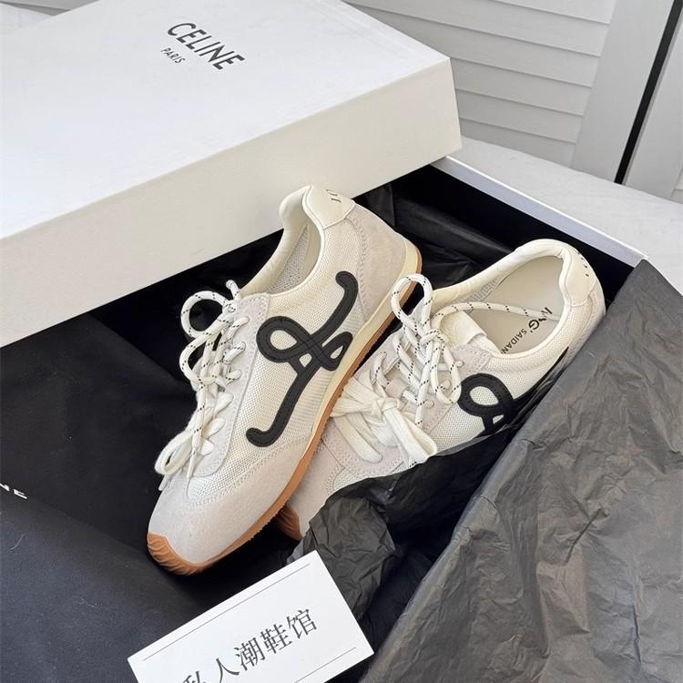 Retro Breathable Mesh German Training Shoes Women's 2025 Spring and Summer New Soft Leather Lace-up Crooked Head Ugly Cute Ballet Forrest Gump Shoes