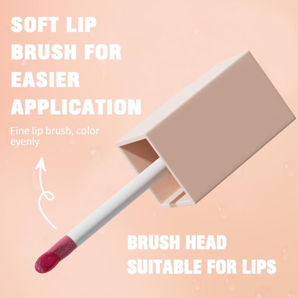 Lip Gloss Long-lasting Moisturizing Easy Halo-dyeing Waterproof Mirror Water Glass Lip Gloss Transparent Cosmetics