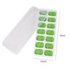 1Pc Silicone Ice Cube Mold Easy-Release Flexible Mold With Spill-Resistant Removable Reusable Lidstackable Ice Tray With Cover