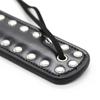 Sexspielzeug PU-Lederniet Punk Spanking Paddle, Sexspiel ausgehöhltes herzförmiges Spanking Paddle Adult Supplies BDSM