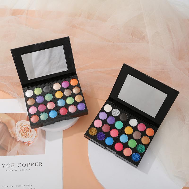 June 1 Stage Performance Makeup Kit: Eyeshadow, Blush, Highlighter, and Eyebrow Powder Set for Beginners