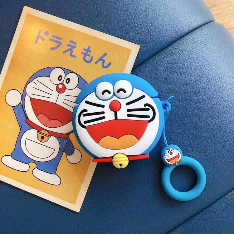 Doraemon For Airpods Pro 2 Case,3D Cartoon Anime Silicone Protective Earphone Cover For Airpods 4 3 2 1 Case Cover Funda Kids