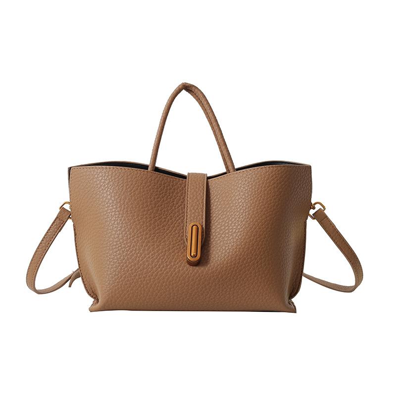 Vintage Bucket Women's Bag Summer New Commuter Single Shoulder Crossbody Bag Bags Large Capacity Handheld Tote Bag