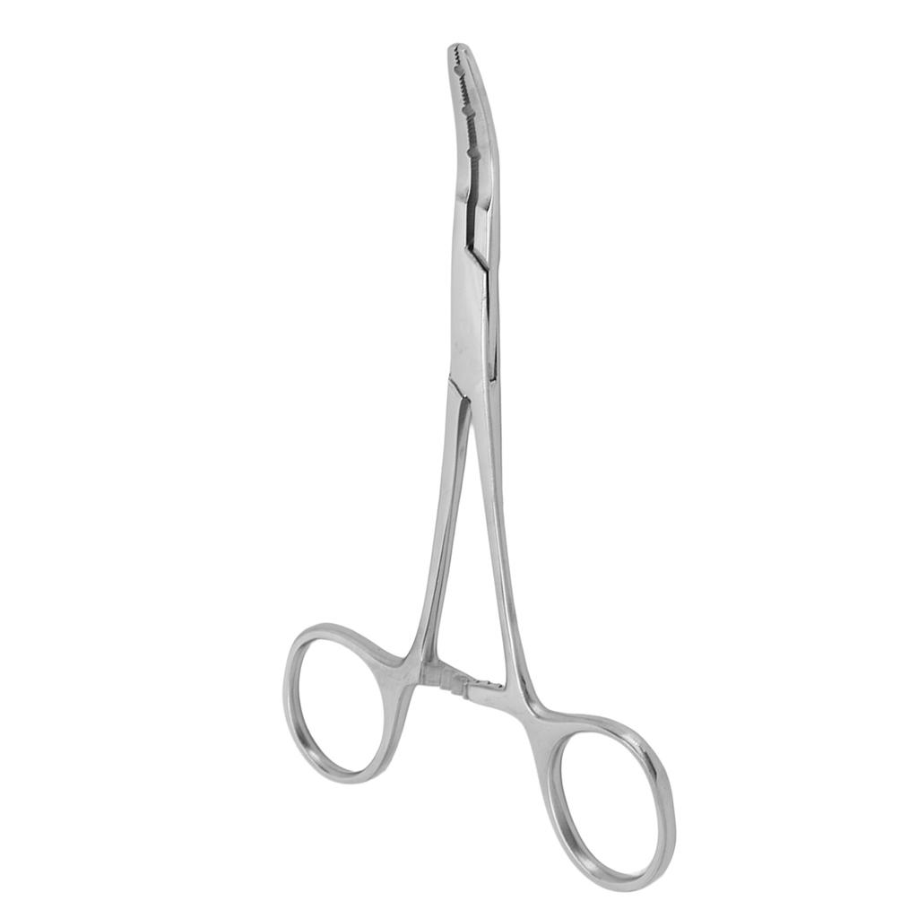 Tattoo Piercing Forceps 3 Holes 14cm Length Ergonomic Body Piercing Pliers for Tattoo Shops Beauty