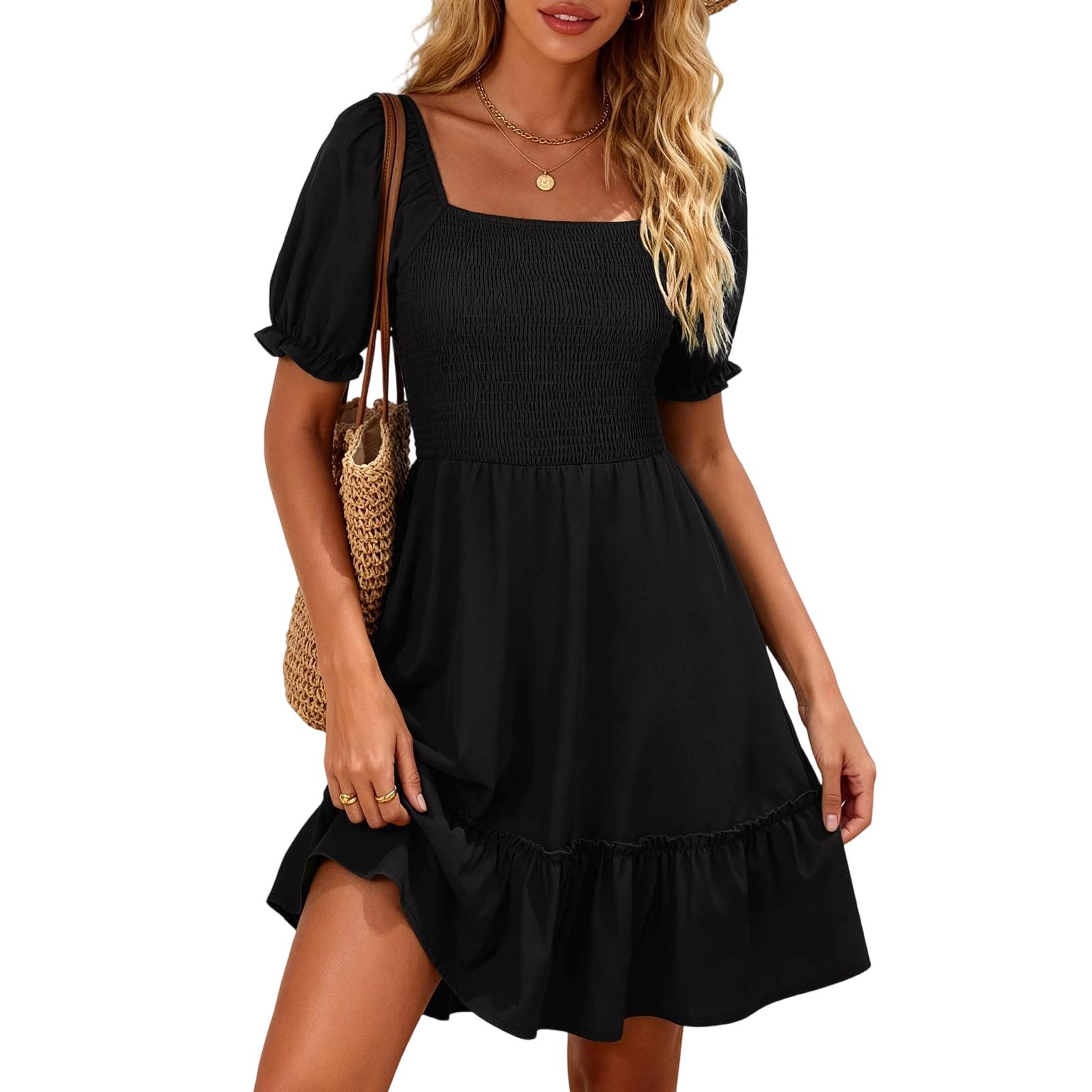 Women s Fashionable Casual Floral Dress L