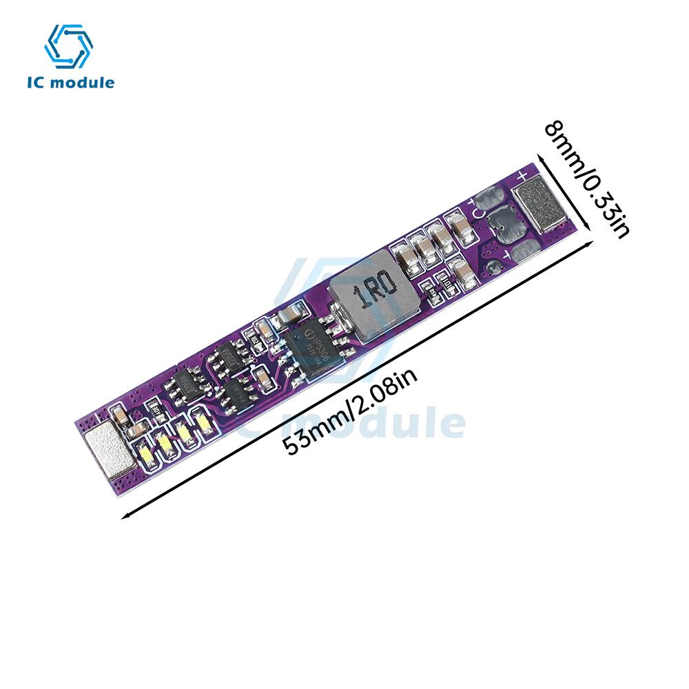 Mini DC 5V 2A Lithium Battery Charging Board 18650 Lithium Battery Boost Charging and Discharging Integrated Module