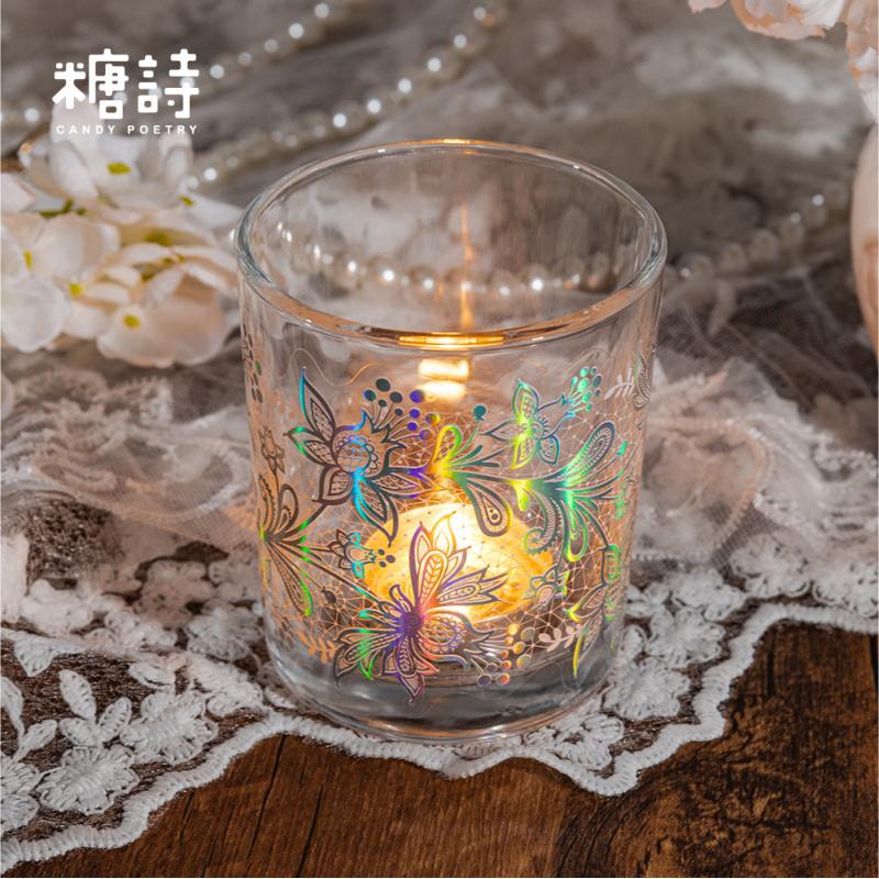 12Pcs Lace Silver Foil Stickers Multi-Style Patterns Greeting Card Envelope Gift Wrapping Art Embellishment