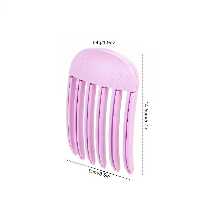 Grampos de cabelo fofos para ondulação de franjas, raízes de cabelo, grampos de cabelo volumizantes, grampos de cabelo para mulheres, grampos de formato fixo para ondulação, rolo de cabelo com volume da moda