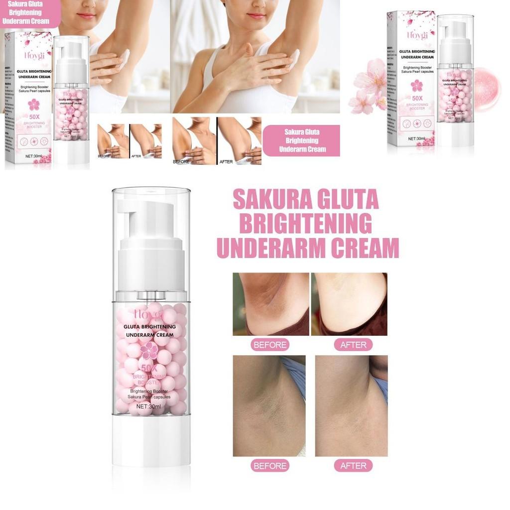 Brightening Underarm Cream For Moisturizing And Lightening Dark Elbows And Underarms