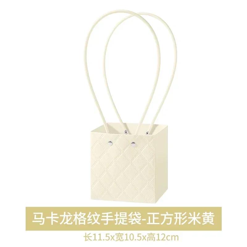 Festa de Casamento Rosa Flor Caixa de Presente Buquês de Flores Embalagem Caixa de Papel Sacola de Transporte Cesta de Armazenamento Dia dos Namorados Aniversário 10 PEÇAS