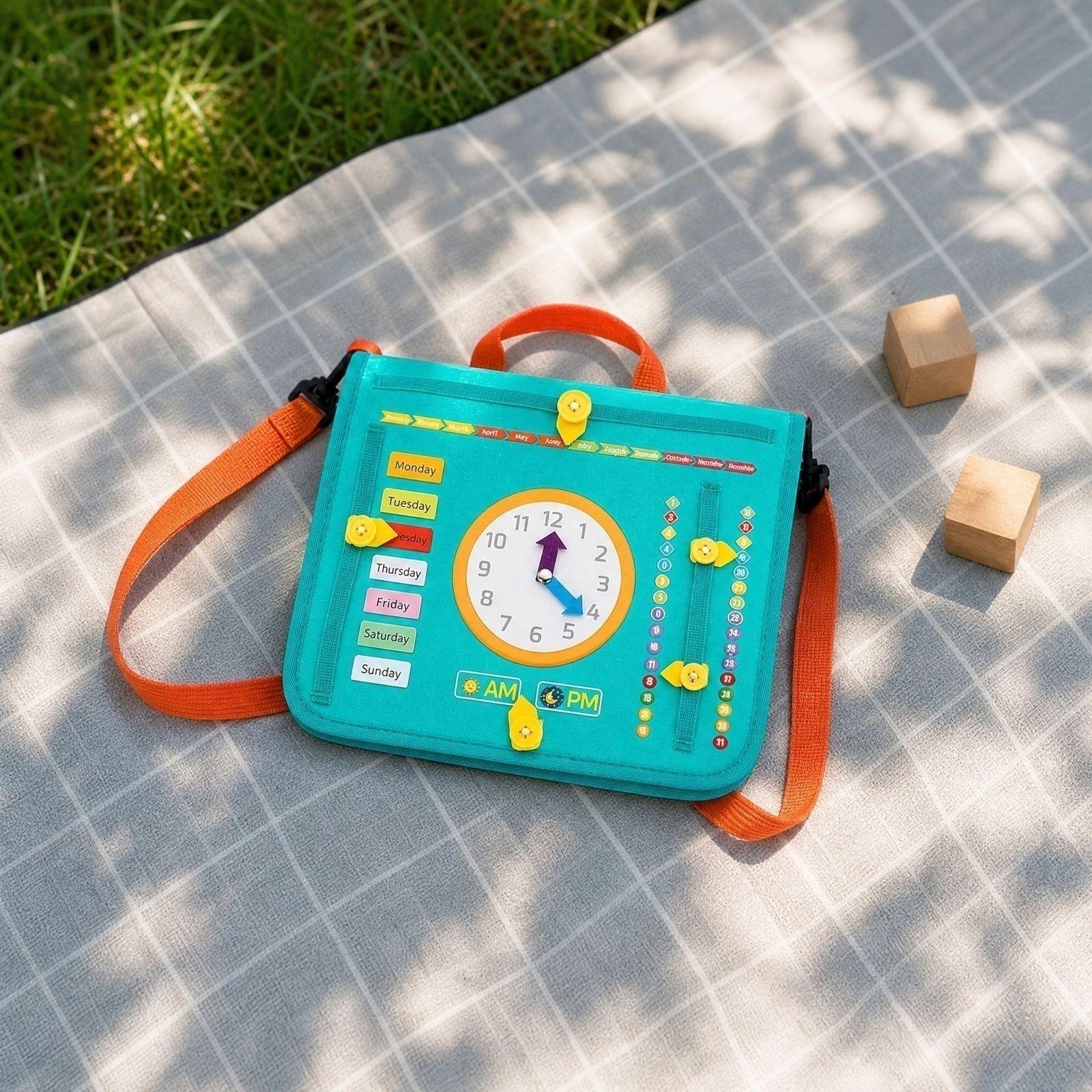 Toddler Learning Board Toys for Early Education One Size зелёный