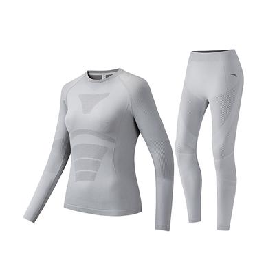 Antibakteriell Warm Damen Outdoor Skifahren Klettern Schweißableitend Atmungsaktiv Kompressionsset Damen Activewear 962546202-1